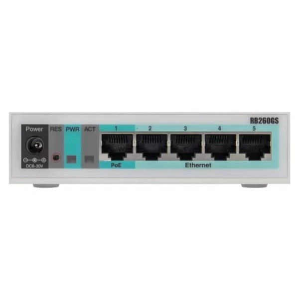 MikroTik SwOS Smart Switch 5 Port Gigabit 1SFP