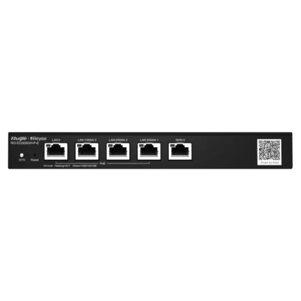 Reyee 5 Port Gigabit 4 WAN 4 PoE 60W Cloud Router